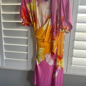 Tropical wrap dress Diane von Furstenberg